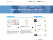 Tablet Screenshot of bedst-mod-bumser.dk